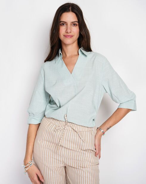 Top en Lin mélangé Justine jade