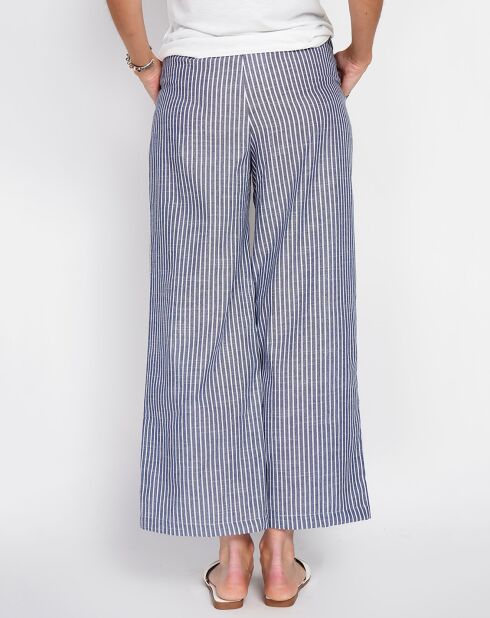 Pantalon en Lin mélangé Sacha marine