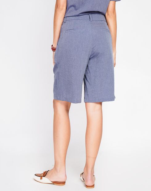 Bermuda en Lin mélangé Salomé bleu jeans