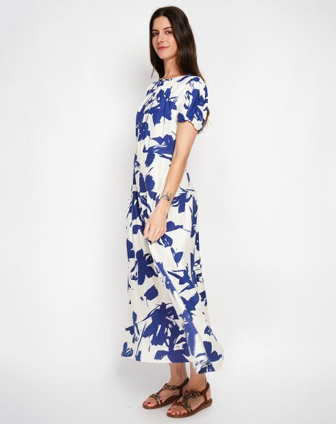 Robe en Lin mélangé June marine