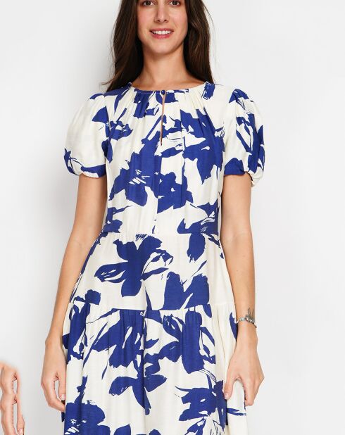 Robe en Lin mélangé June marine