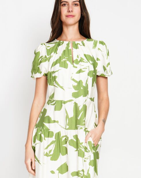 Robe en Lin mélangé June menthe