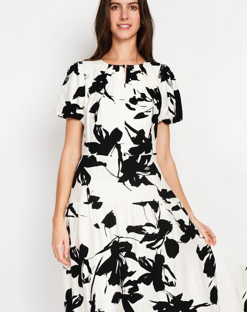 Robe en Lin mélangé June noire