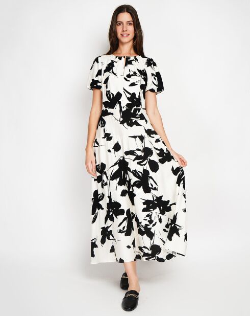 Robe en Lin mélangé June noire