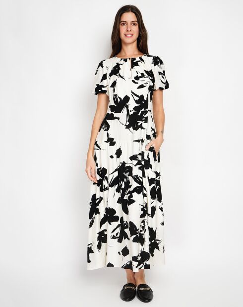 Robe en Lin mélangé June noire