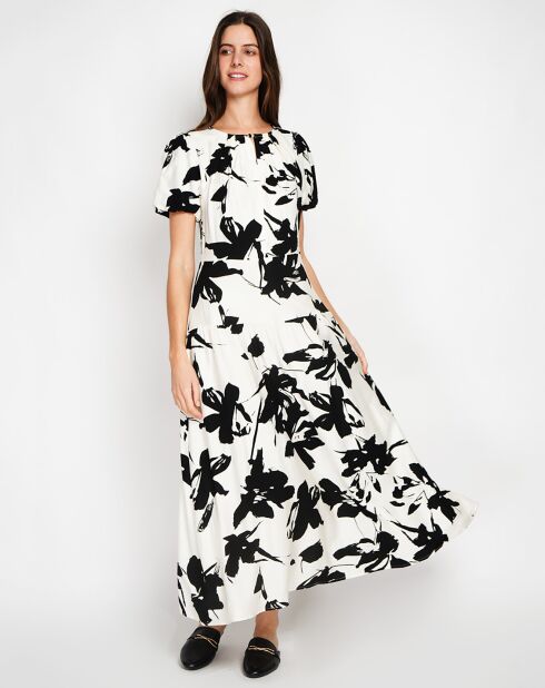 Robe en Lin mélangé June noire