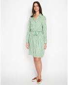 Robe en Lin & Soie Inès émeraude