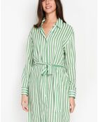 Robe en Lin & Soie Inès émeraude