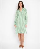 Robe en Lin & Soie Inès émeraude