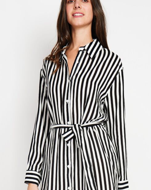 Robe en Lin & Soie Inès noire