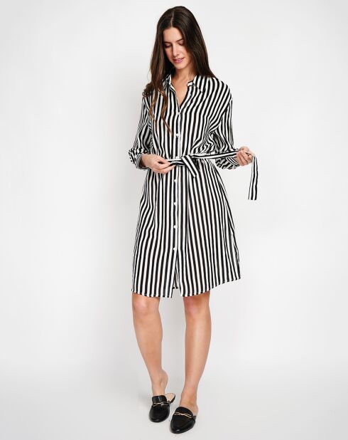 Robe en Lin & Soie Inès noire