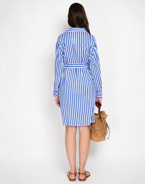 Robe en Lin & Soie Inès royal