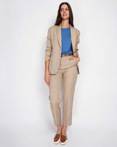 Jeanne Desert Jacke aus Leinengemisch