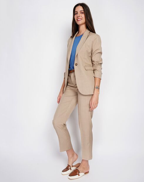 Jeanne Desert Jacke aus Leinengemisch