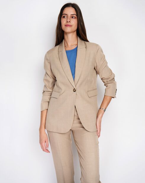 Jeanne Desert Jacke aus Leinengemisch