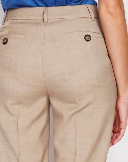 Pantalon en Lin mélangé Romane desert