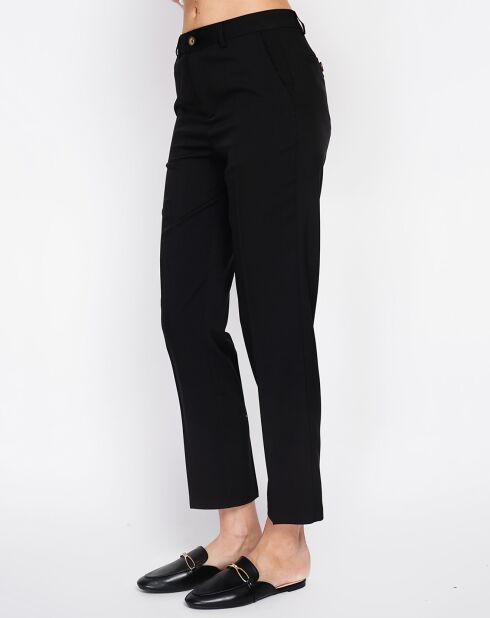 Pantalon en Lin mélangé Romane noir