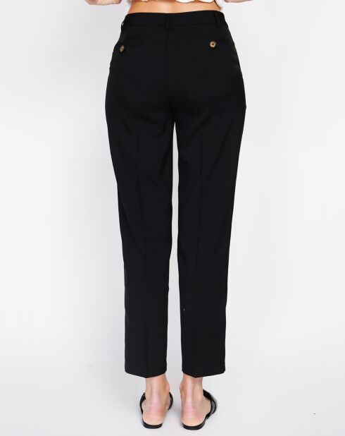 Pantalon en Lin mélangé Romane noir