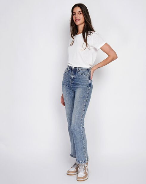 T-Shirt en Lin mélangé Anouk blanc