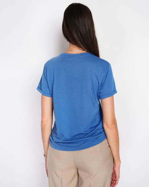 T-Shirt en Lin mélangé Anouk marine