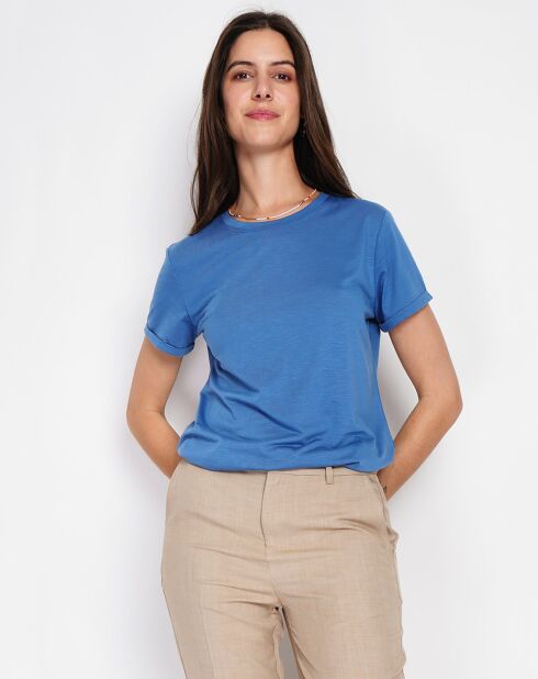 T-Shirt en Lin mélangé Anouk marine