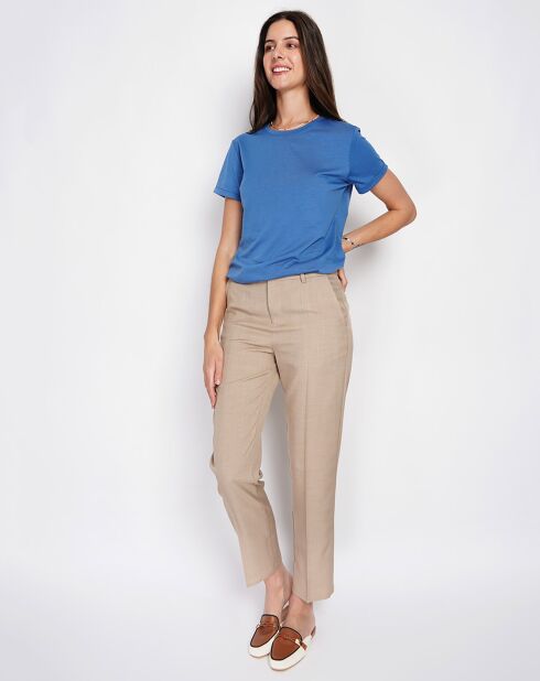 T-Shirt en Lin mélangé Anouk marine