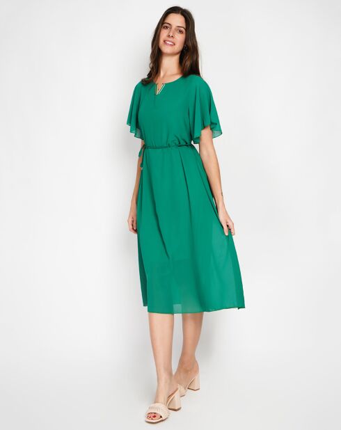 Robe Capucine émeraude