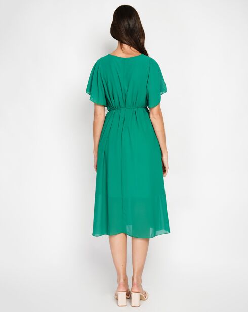 Robe Capucine émeraude