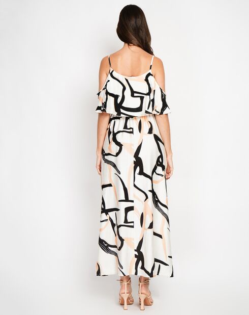 Robe en Lin mélangé Coralie blanche