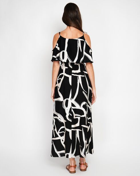 Robe en Lin mélangé Coralie noire