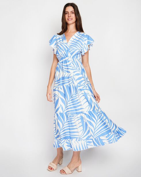 Robe en Lin mélangé Charlie royal