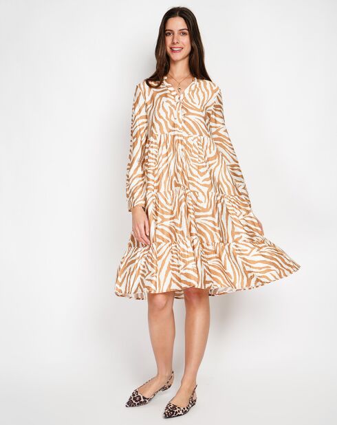 Robe en Lin mélangé Carmen lin