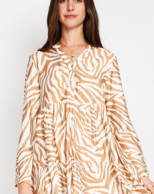 Robe en Lin mélangé Carmen lin