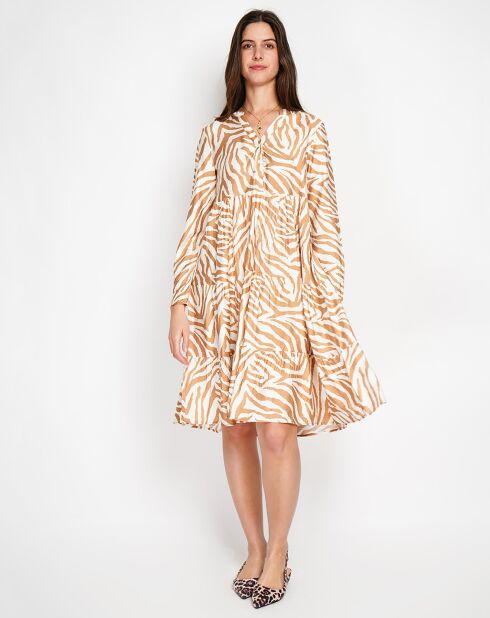 Robe en Lin mélangé Carmen lin