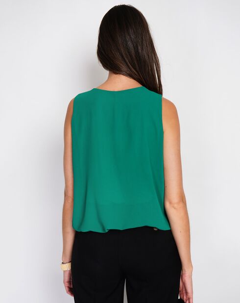 Top Clémence emeraude