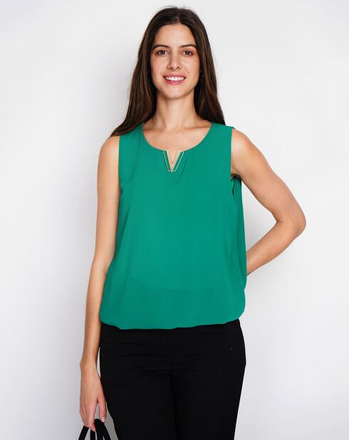 Top Clémence emeraude