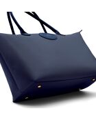 Sac porté épaule Etretat grand modèle bleu marine - 43x25x19 cm