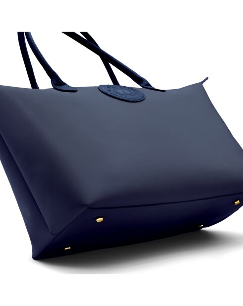 Sac porté épaule Etretat grand modèle bleu marine - 43x25x19 cm