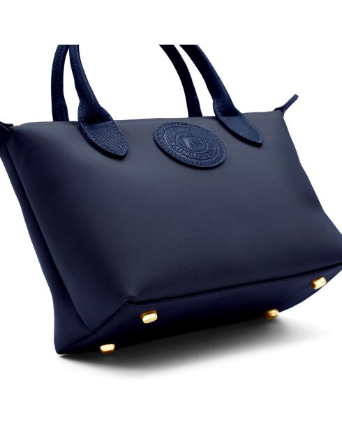 Sac à main Etretat petit modèle bleu marine - 24x15x11 cm