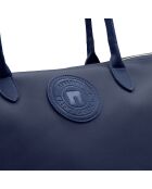 Sac à main Etretat petit modèle bleu marine - 24x15x11 cm