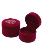 Boucles d'oreilles Round Stud Diamants 0.02 ct or jaune