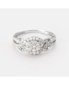 Bague Jasmin Diamant 0.504 ct or blanc