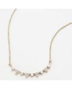 Sublime Sparkle diamanten halsketting 0,152 kt geelgoud