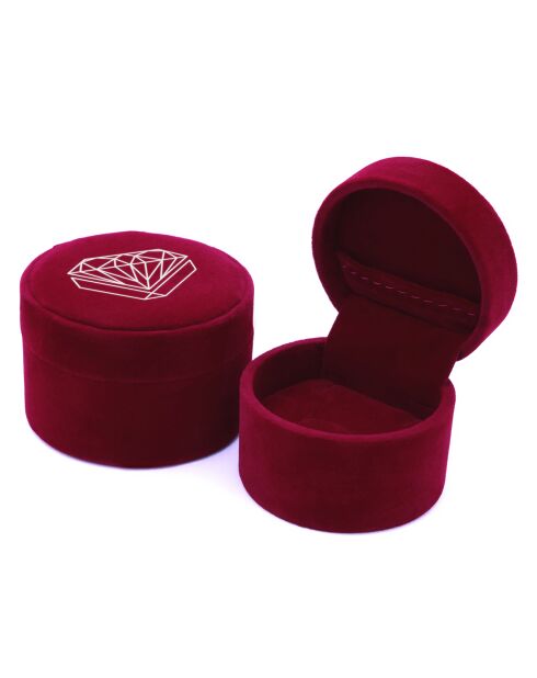 Silent Night Diamant 0,046 Karat und Saphir 0,25 Karat Weißgold