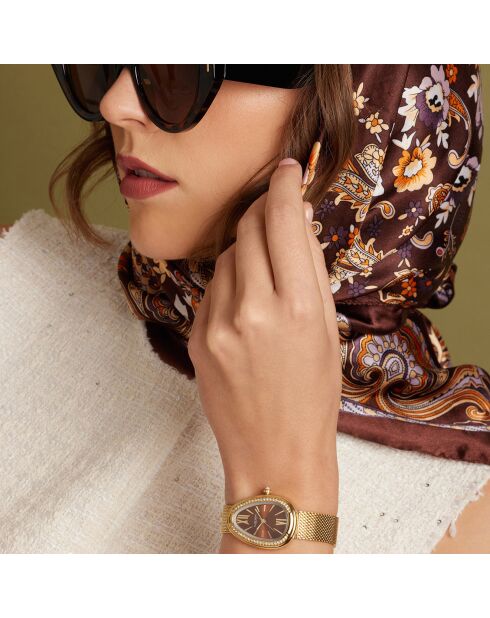 Montre Femme Royalty en Acier dorée
