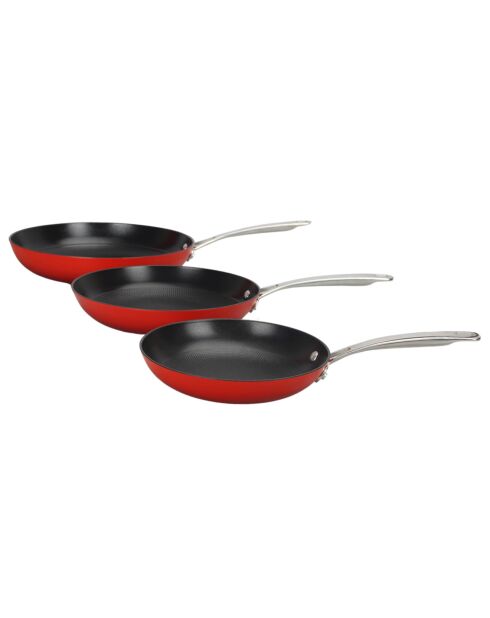 Padelle rosse Airlon rosse - D.20/24/28 cm