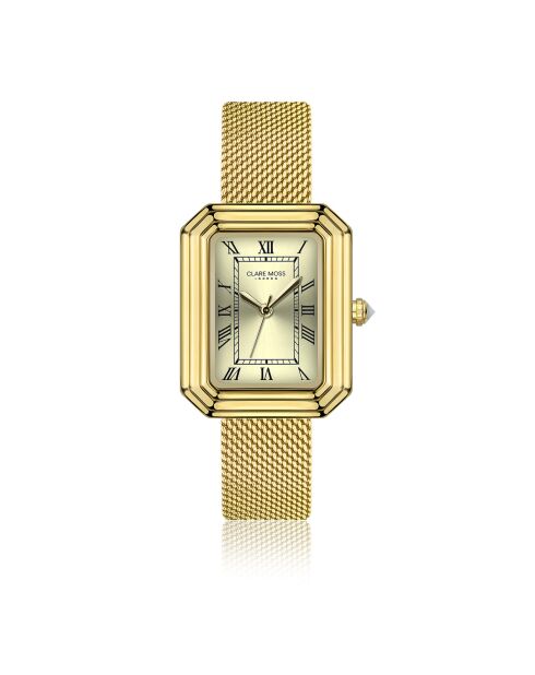 Montre Femme Jasmine en Acier dorée