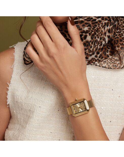 Montre Femme Jasmine en Acier dorée