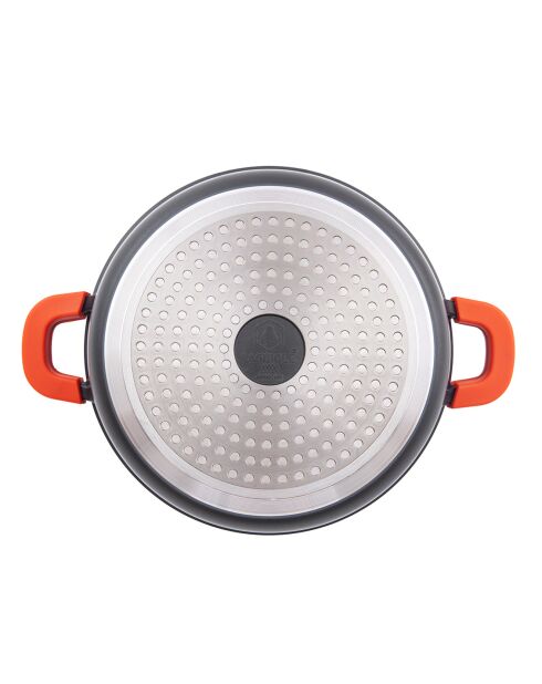 Greblon CK2 zwarte inductie keramische kookpot met antiaanbaklaag - D.28 cm