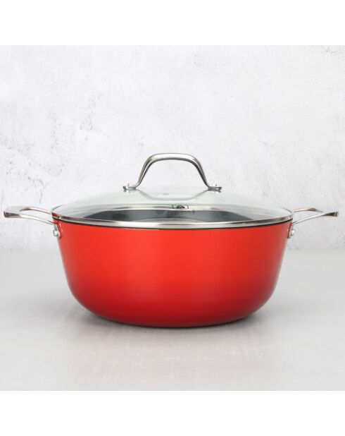 Pentola Airlron rossa - D.28 cm